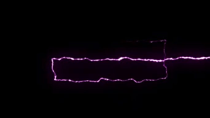 可循环紫色霓虹灯闪电螺旋形状飞行黑色背景动画新质量独特自然光效果视频素材