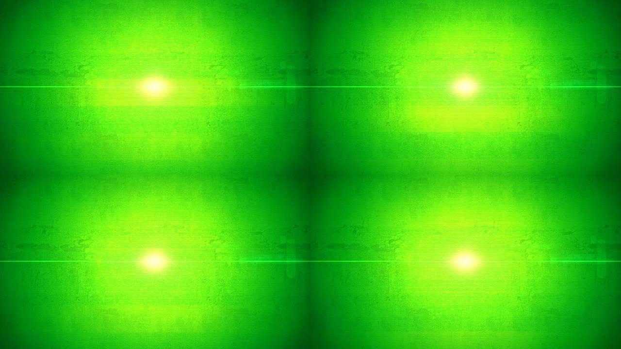 绿色闪烁太阳耀斑屏幕保护程序动画