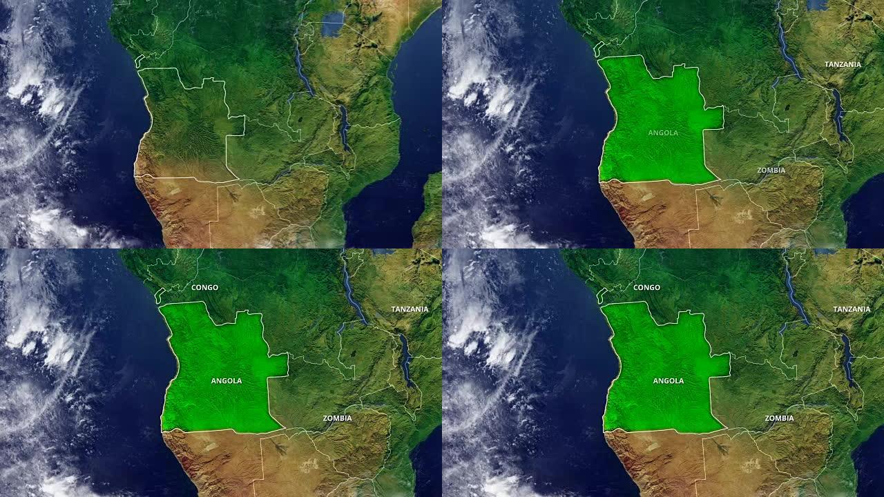 安哥拉地图