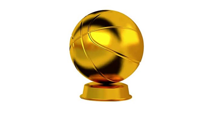 黄金篮球奖杯