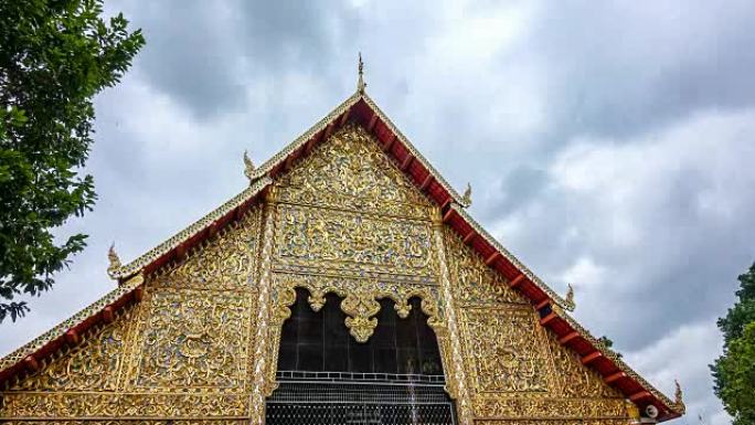 时间流逝: 泰国清迈的Suan Dok寺