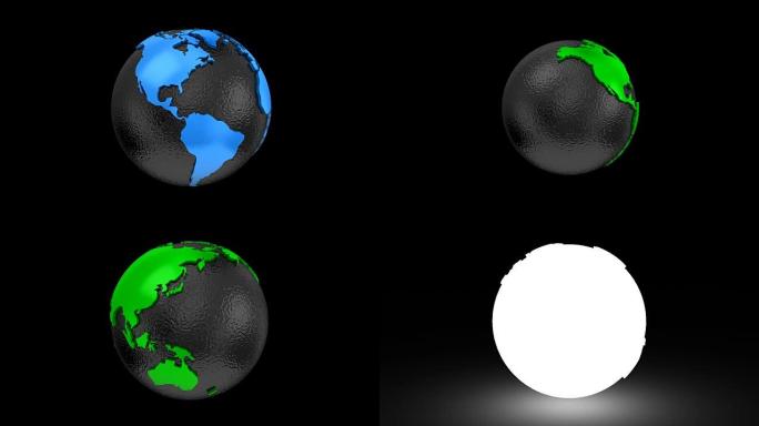 创建旋转地球仪