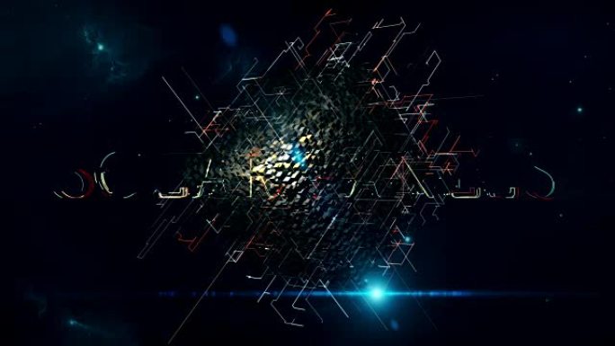 太阳能电池板立方体