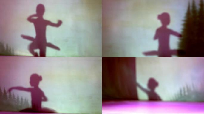 芭蕾舞女演员的影子