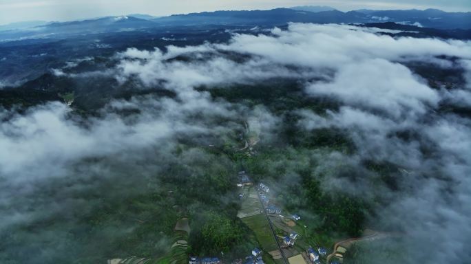 【正版素材】江西井冈山航拍0729