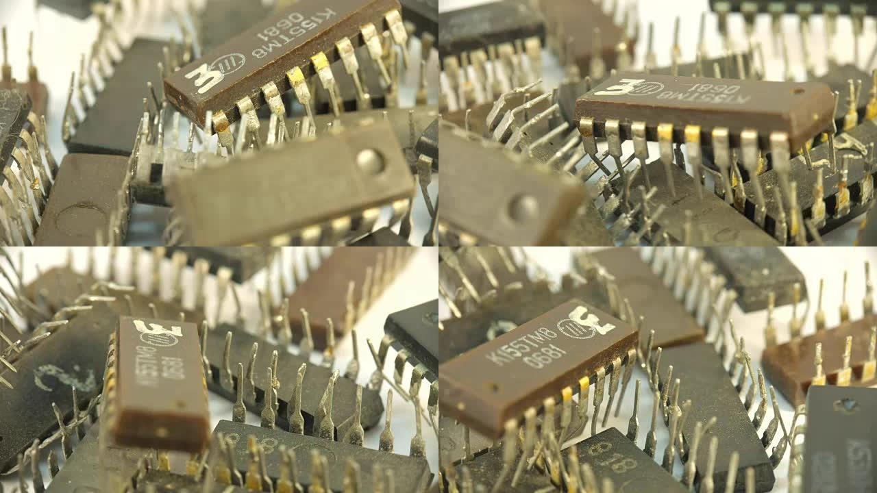 苏联的旧电子芯片