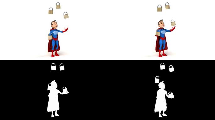 有趣的超级英雄-3D动画