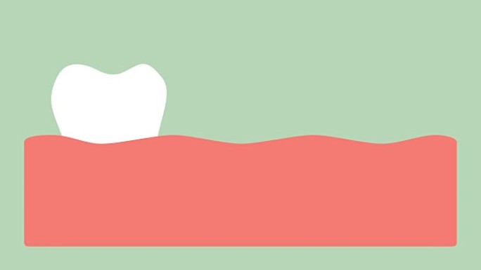 白色至黄色牙齿，卫生和牙齿保健概念