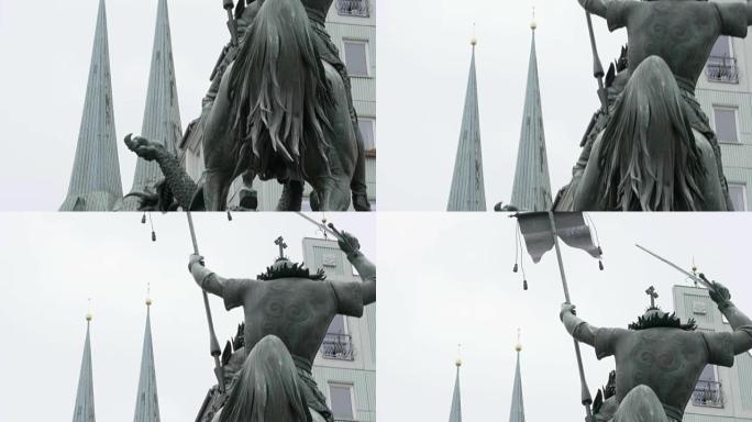 柏林的圣乔治屠龙雕像