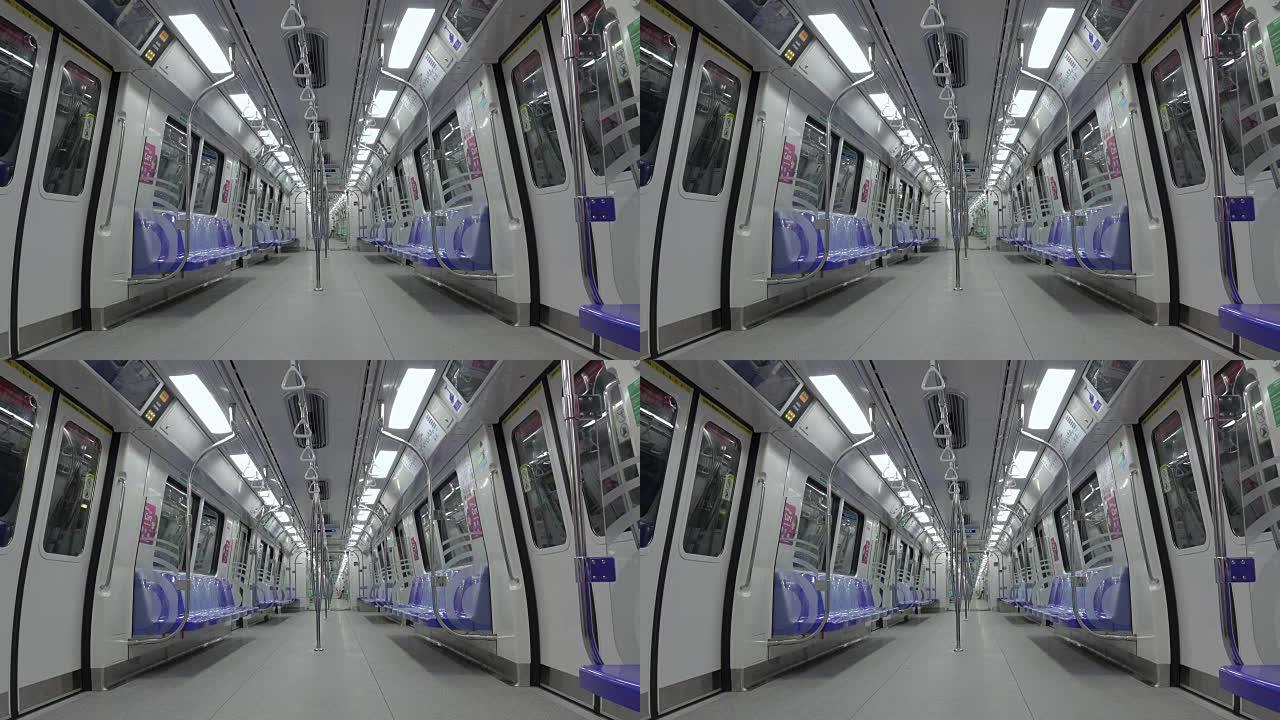 新加坡地铁SMRT空载车厢