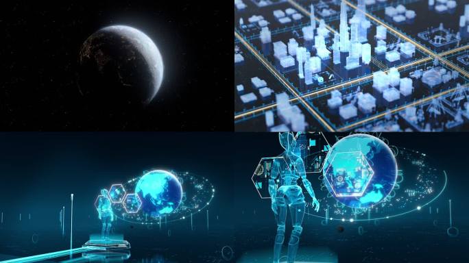 片头科技瞳孔地球城市机器人芯片
