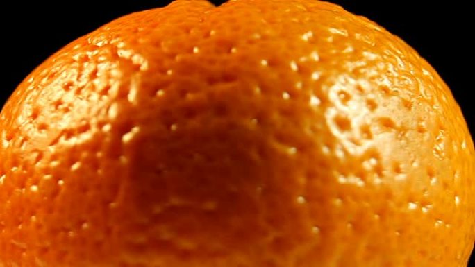 旋转普通话。新鲜橘子