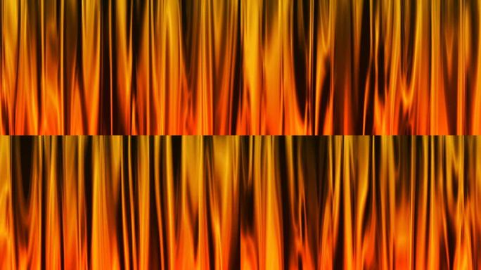 抽象柔和火焰橙色窗帘挥舞风格背景新质量通用运动动态动画七彩快乐音乐视频素材