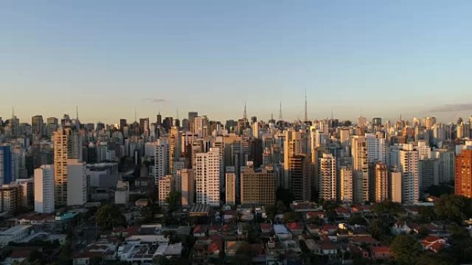 巴西圣保罗市鸟瞰图