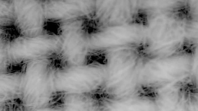 显微镜下的纤维白布或绷带