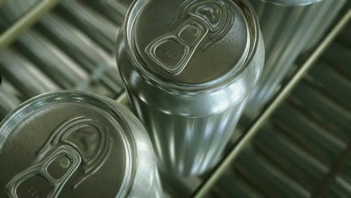 铝罐生产线。循环。