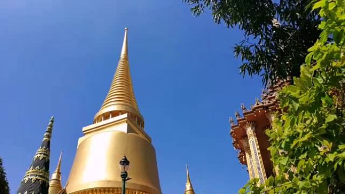 泰国曼谷佛寺的金塔。