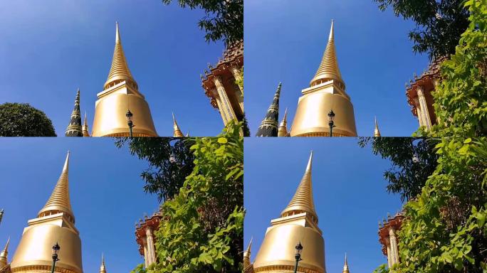 泰国曼谷佛寺的金塔。