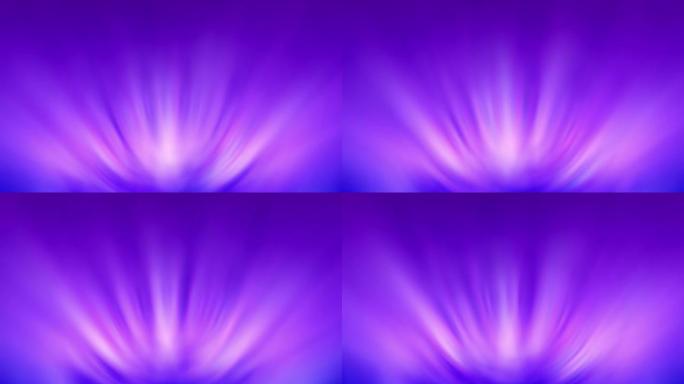 明亮的光线从下面闪耀-紫色运动背景动画
