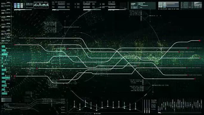 未来派用户界面平视显示器