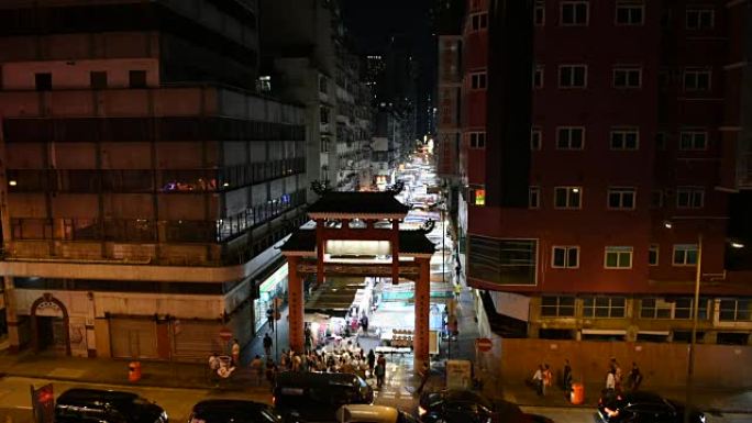 香港庙街夜市-中国
