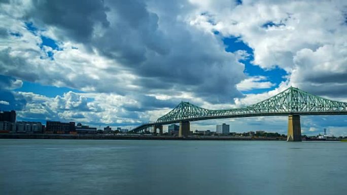 Jacques Cartier Bridge Clouds Timelapse Montreal 4