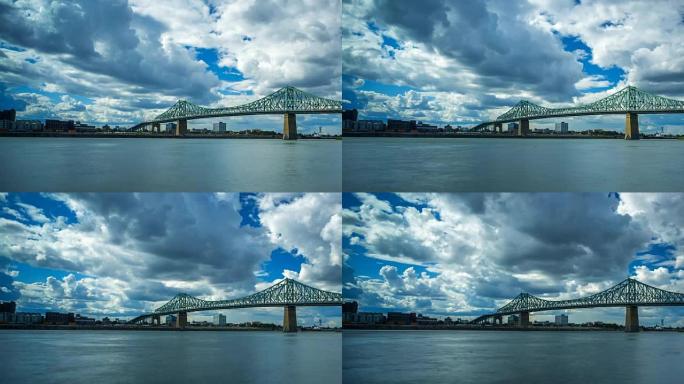 Jacques Cartier Bridge Clouds Timelapse Montreal 4