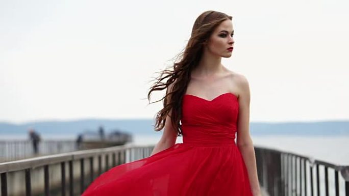 拍摄大自然中的女人