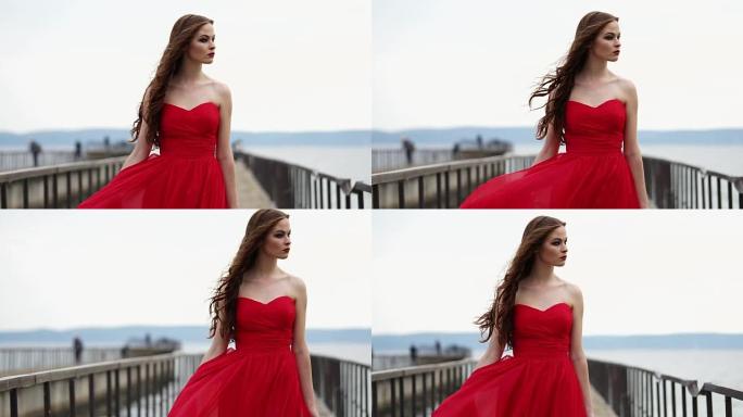 拍摄大自然中的女人