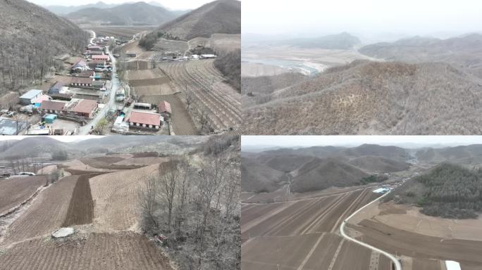 大山和山沟里的村庄