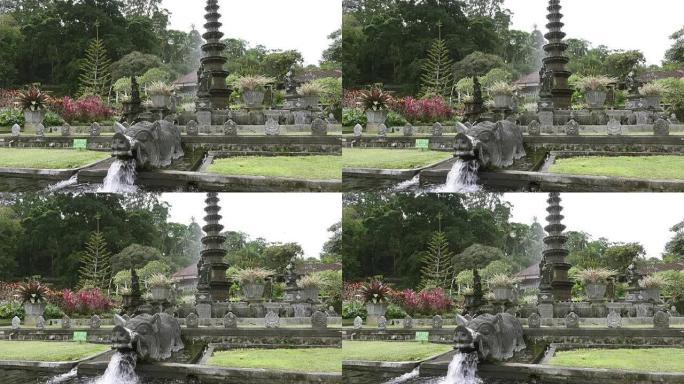 提尔塔刚加的水宫。印度尼西亚巴厘岛Karangasem的地标