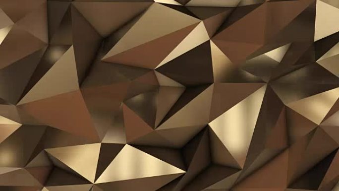 黄金抽象低聚三角场