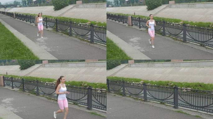 慢跑4K的女孩