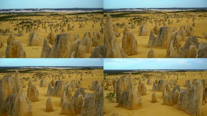 澳大利亚珀斯的尖峰沙漠日出