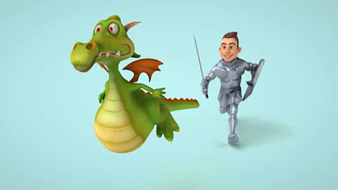 骑士与龙-3D动画