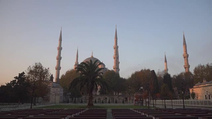 苏丹艾哈迈德清真寺清晨