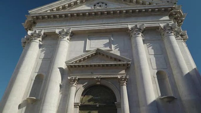 威尼斯Gesuati教堂的圣玛利亚的前视图