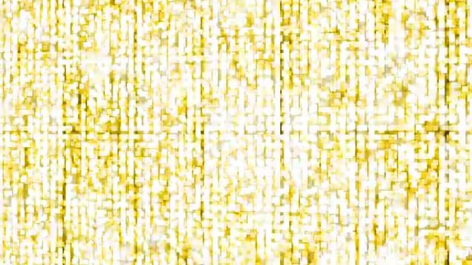 抽象几何方盒透视视图金色发光图案背景平移移动，无缝循环动画4K