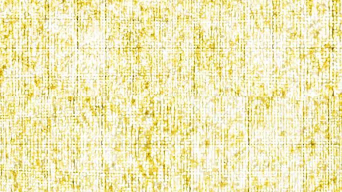 抽象几何方盒透视视图金色发光图案背景平移移动，无缝循环动画4K