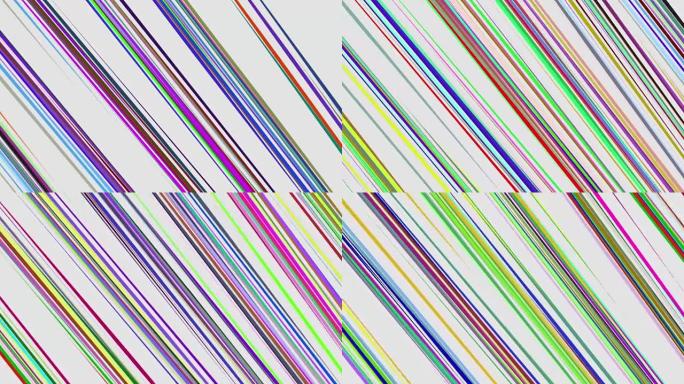 抽象彩虹色绘制优雅线条条纹美丽动画背景新质量通用运动动态动画多彩欢乐音乐视频素材