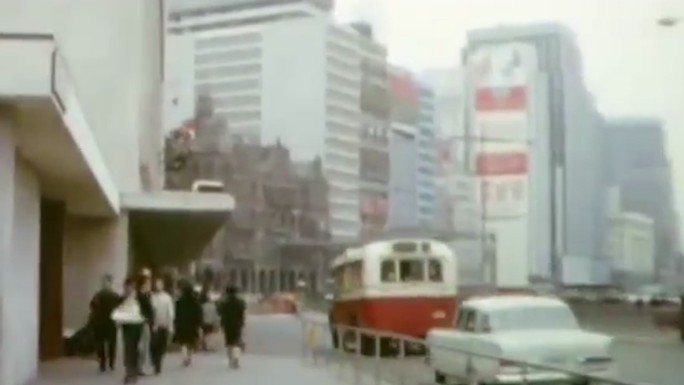 60年代香港街景皇后像广场