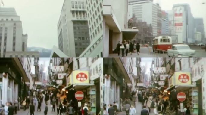 60年代香港街景皇后像广场