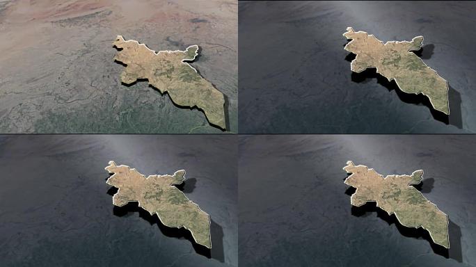 中达尔富尔州-动画地图