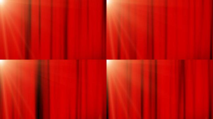 光谱红色摇摆窗帘运动概念设计背景。