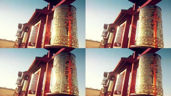 蒙古的佛教祈祷鼓