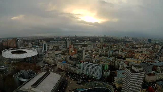 clouds moving in time lapse