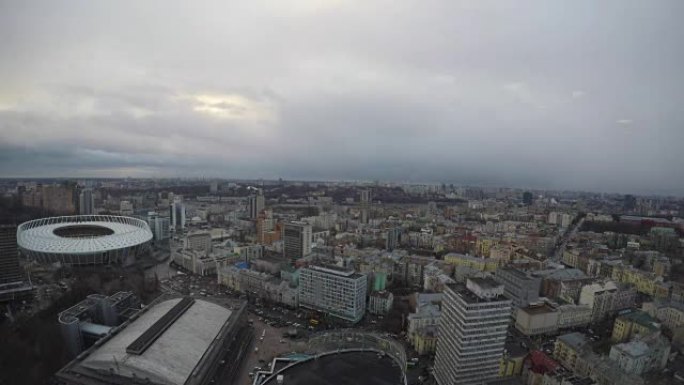 clouds moving in time lapse