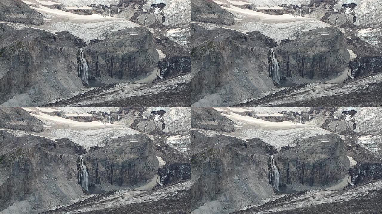 冰川瀑布