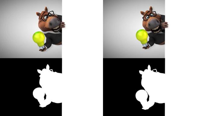 有趣的马-3D动画