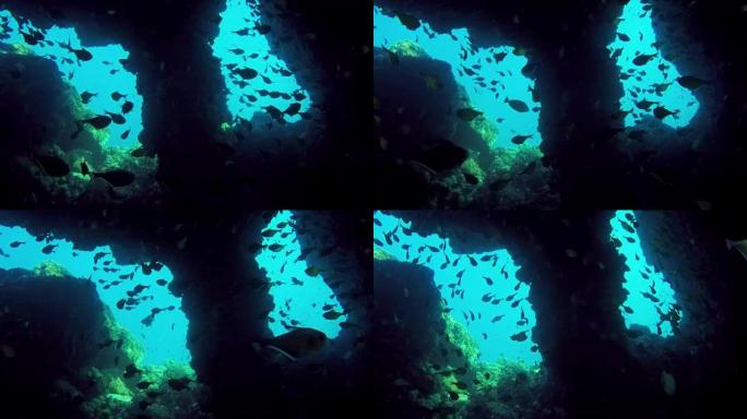 水下洞穴系统 -- 泰国高哈的烟囱